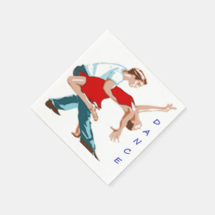 SERVIETTE EN PAPIER DANSE