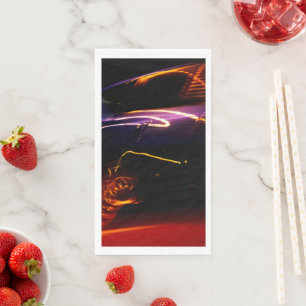 Serviette En Papier danse de voiture violette