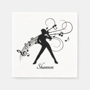 Serviette En Papier Danse moderne