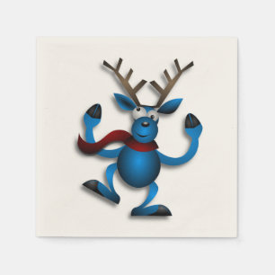 SERVIETTE EN PAPIER DANSER REINDEER