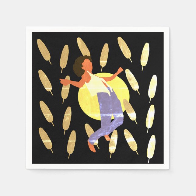 Serviette En Papier Danseur (Devant)