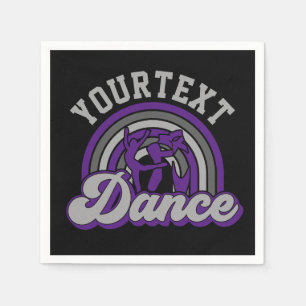 Serviette En Papier Danseur de ballet AJOUTER DU TEXTE Danse classique