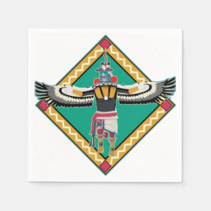 Serviette En Papier Danseur de Kachina