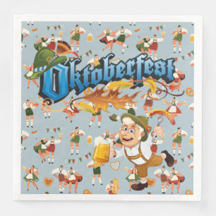 Serviette En Papier Danseurs de l'Oktoberfest
