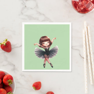 Serviette En Papier Danseuse de ballet