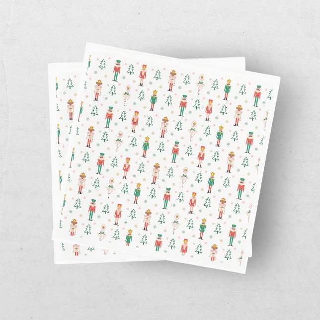Serviette En Papier Danseuse de Noël festive Casse-Noisette (Créateur téléchargé)