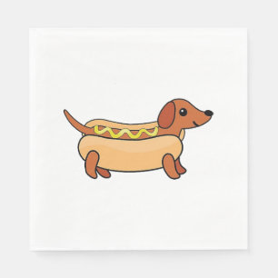 Serviette En Papier Daschund