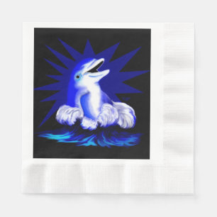 Serviette En Papier Dauphin souriant