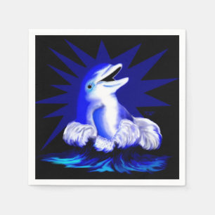 Serviette En Papier Dauphin souriant