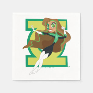 Serviette En Papier DC Super Hero Girls Green Lantern