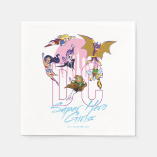 Serviette En Papier DC Super Hero Girls Skyline