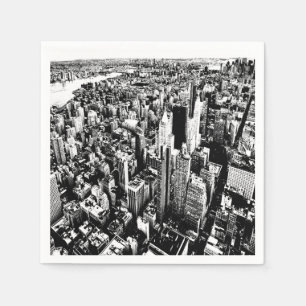 Serviette En Papier De Manhattan au ciel