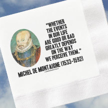 De Montaigne Événements Vie Bonne Ou Mauvaise Les