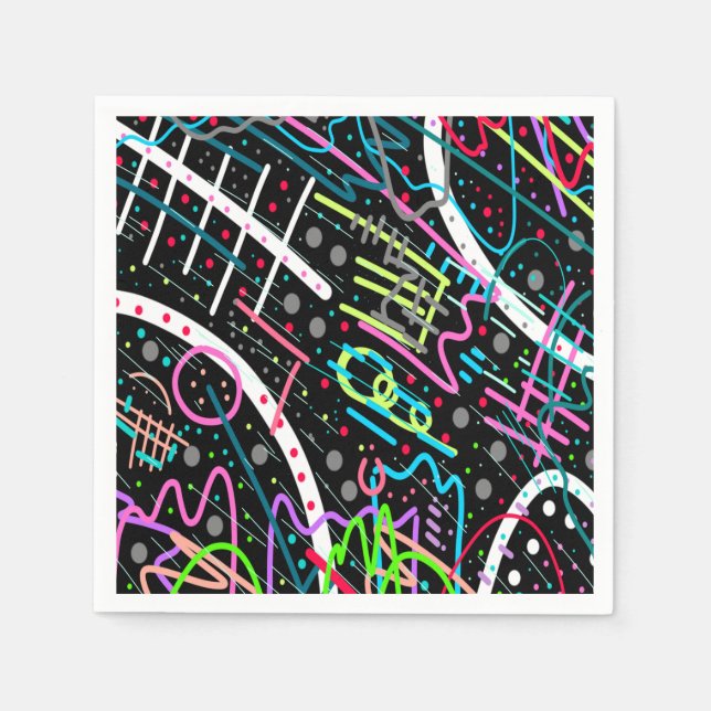 Serviette En Papier Débris spatiaux (Devant)