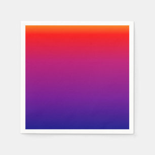 Serviette En Papier Début du coucher du soleil