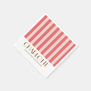 Serviette En Papier Décor de fête d'anniversaire moderne et coloré Cus