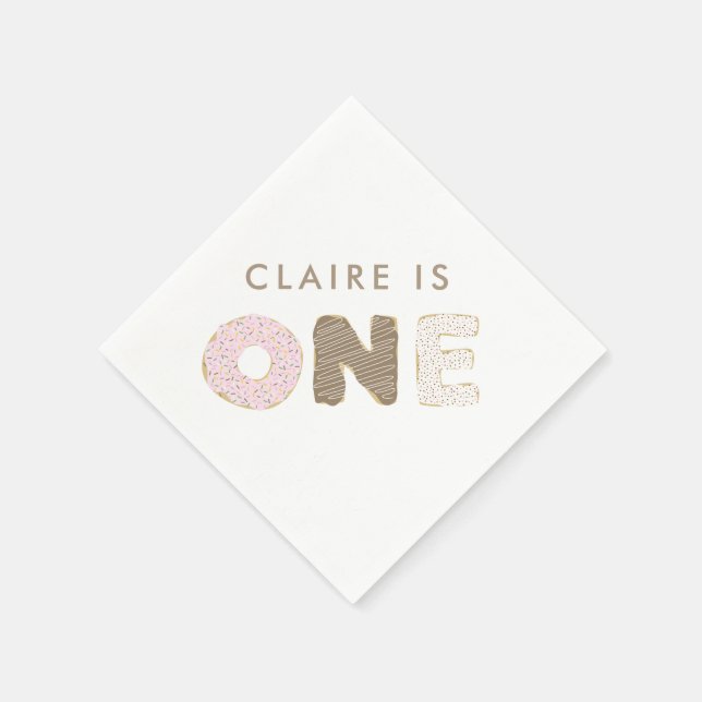 Serviette En Papier Décor de la fête des beignes (Coin)