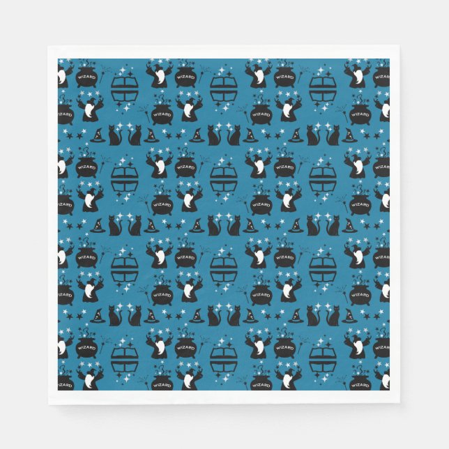 Serviette En Papier Décor de la maison Magic Wizard (Devant)