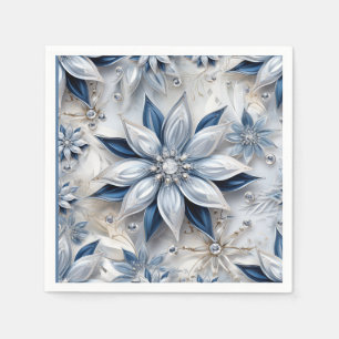 Serviette En Papier Décor de l'événement hivernal