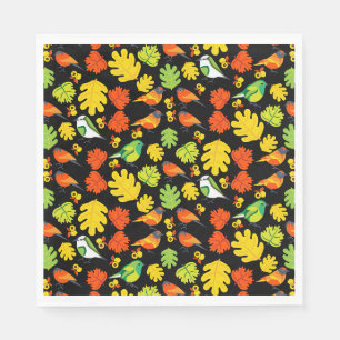 Serviette En Papier Décor de maison d'oiseaux de jardin Imprimer