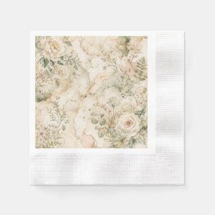 Serviette En Papier Décor de maison élégant Cottagecore en marbre bota