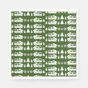 Serviette En Papier Décor de Noël RV Motorhome
