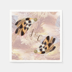 Serviette En Papier Décor du Dream Catcher