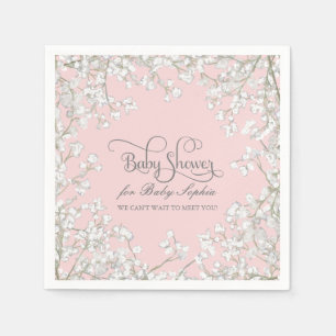 Serviette En Papier Décoration Baby shower Les Bébés respirent la f