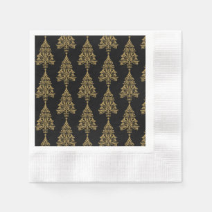 Serviette En Papier Décorations scandinaves nordiques d'arbres de Noël