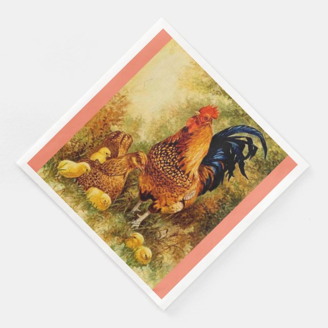 Serviette En Papier Découpage (Coin)