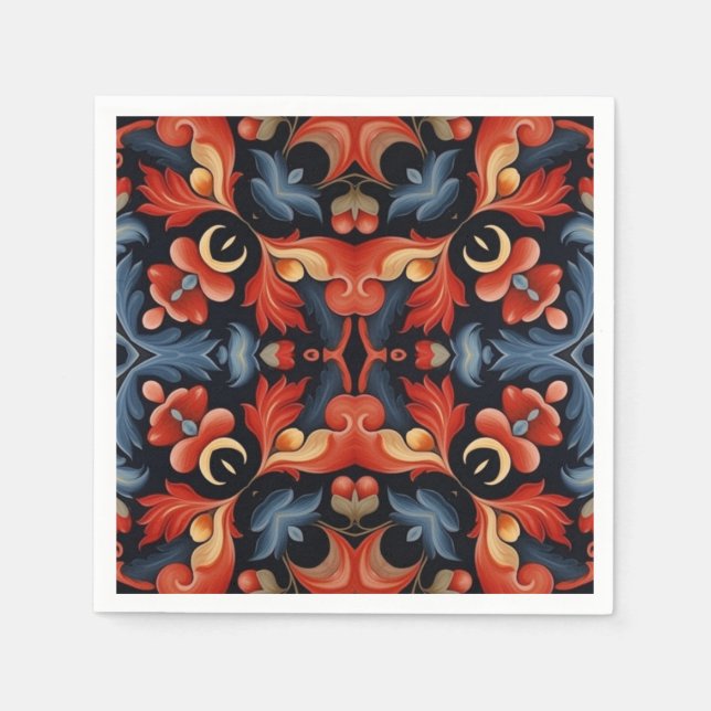 Serviette En Papier Découpage 32 (Devant)