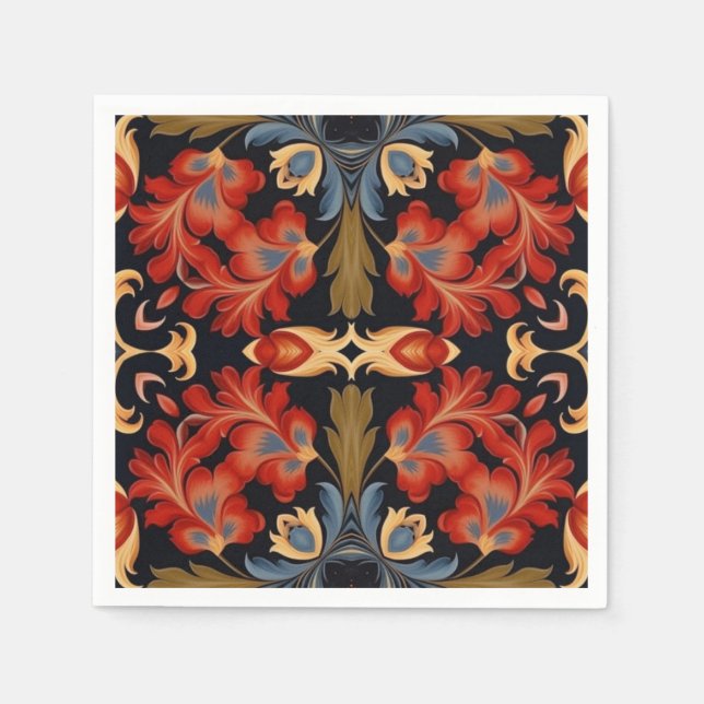 Serviette En Papier Découpage 42 (Devant)