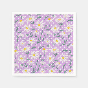 SERVIETTE EN PAPIER DÉCOUPAGE DE LA JOURNÉE FLORALE DU PRINTEMPS EST