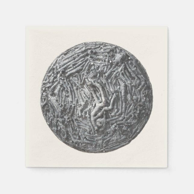 Serviette En Papier Découpes de boîte : Lune  (Devant)