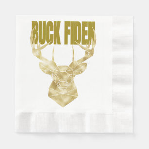 Serviette En Papier Deer Hunter Buck Fiden Politique Anti-BIden Wall H