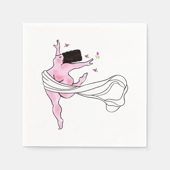Serviette En Papier Déesse Whimsical (Devant)