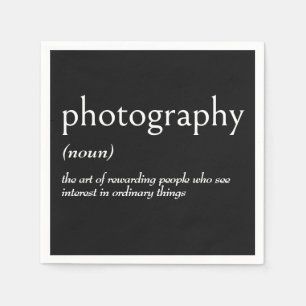 Serviette En Papier Définition du dictionnaire pour PHOTOGRAPHIE