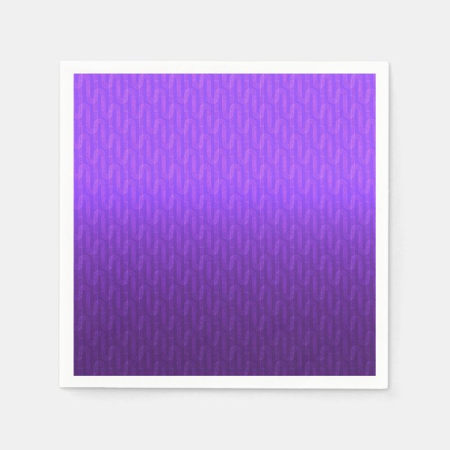 Serviette En Papier Dégradé du lilas néon. (Devant)