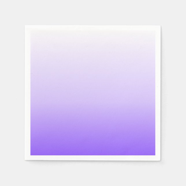 Serviette En Papier Dégradé Ombré Violet (Devant)