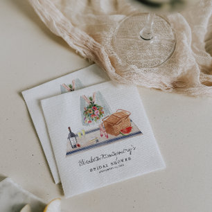 Serviette En Papier Dégustation de vin élégante Enterrement de vie d