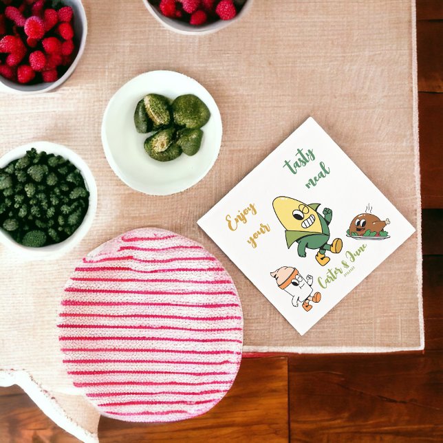 Serviette En Papier Dégustez votre délicieux repas (Créateur téléchargé)