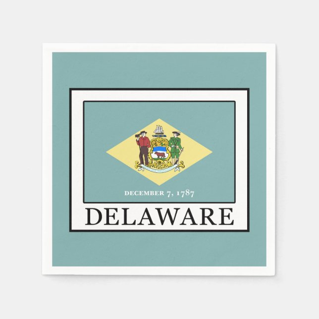Serviette En Papier Delaware (Devant)