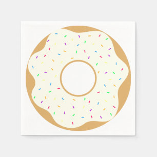 Serviette En Papier Délicat Donut
