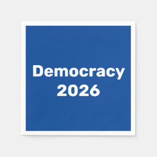 Serviette En Papier Démocratie 2026 Élection de mi-mandat