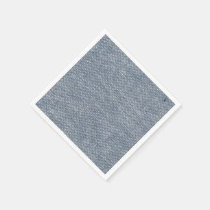 Serviette En Papier Denim