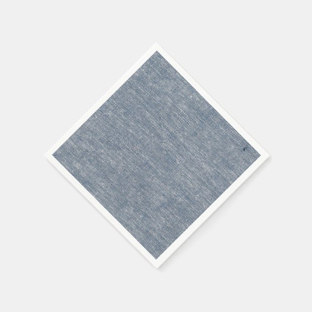 Serviette En Papier Denim (Coin)