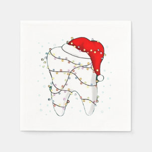 Serviette En Papier Dental Noël Dunny Dentiste Vacances