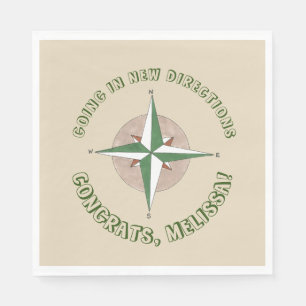 Serviette En Papier Départ du parti de la retraite Nouvelles direction