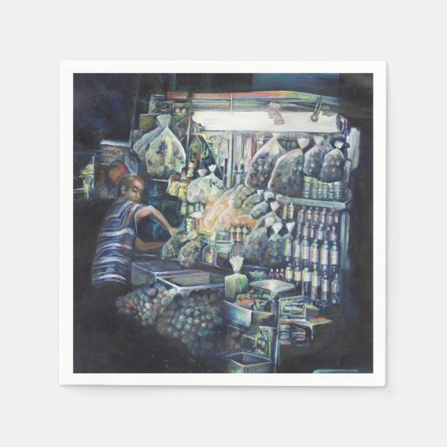 Serviette En Papier Déplacé l'objectif, Singapour (Devant)