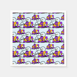 Serviette En Papier Déplaisant Zombies Éffrayant Halloween